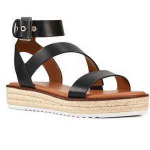 Nine West Chaya Strappy Espadrille Wedge Sandals